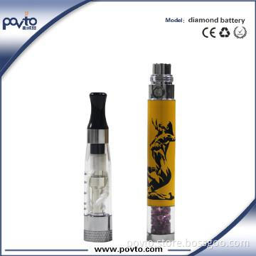 2013 Fashion Tube Disposable E cigarettes Diamond Battery